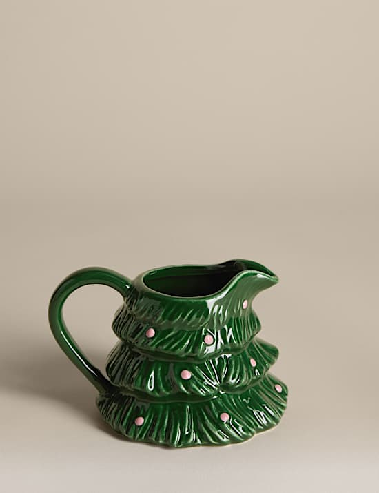 Christmas Tree Milk Jug