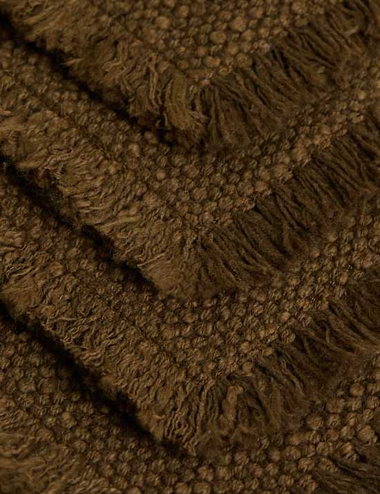 Set of 4 Pure Cotton Frayed Edge Coasters