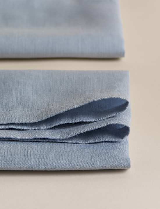 Set of 2 Pure Linen Napkins