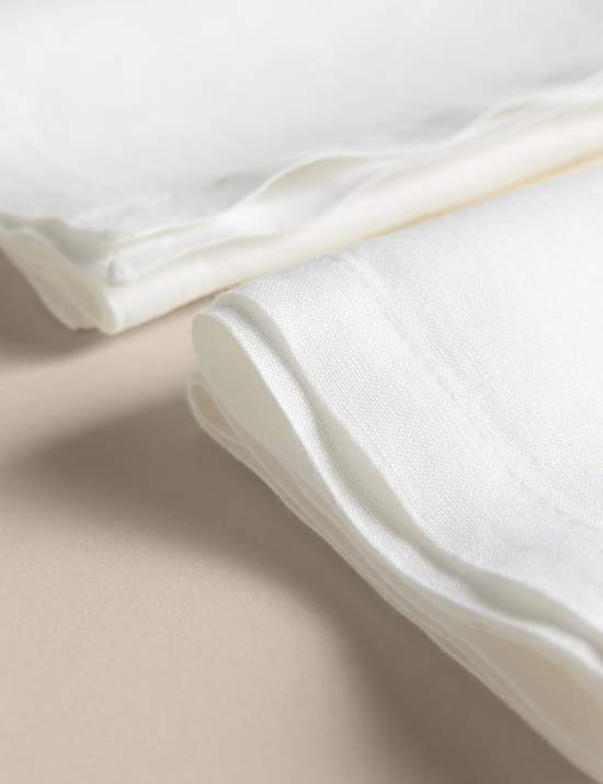 2er-Pack Servietten aus reinem Leinen