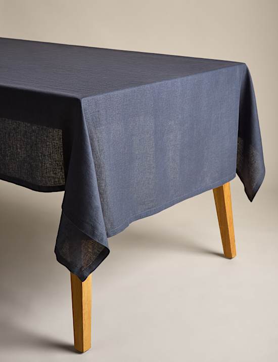 מפת שולחן מפשתן טהור