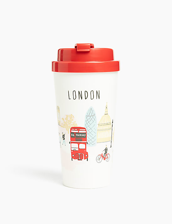 Taza de viaje con diseño de Londres
