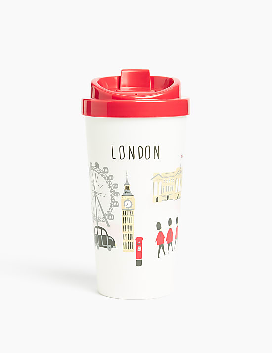 Taza de viaje con diseño de Londres