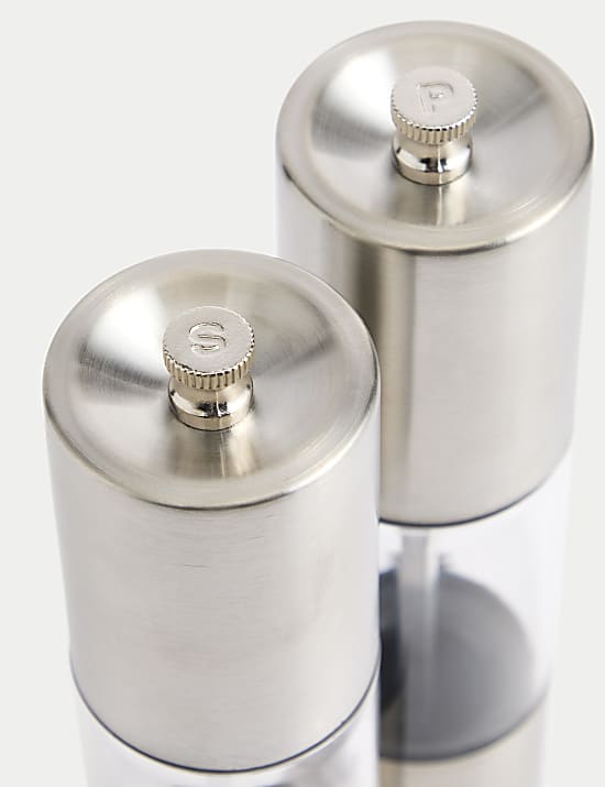 Stainless Steel Salt & Pepper Mills