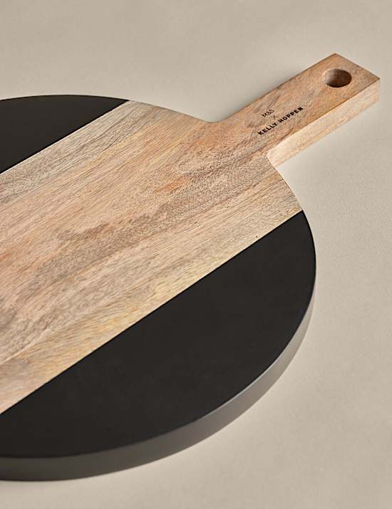 Rounded Wooden Serve Board