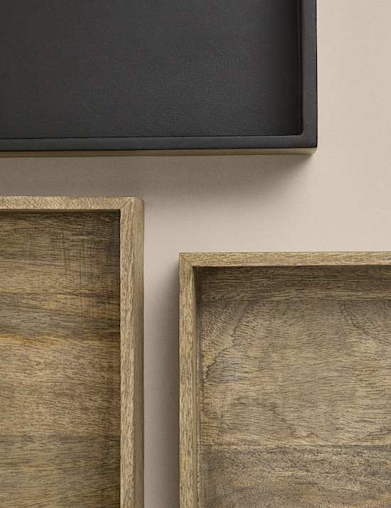 Wooden Nesting Coffee Tray