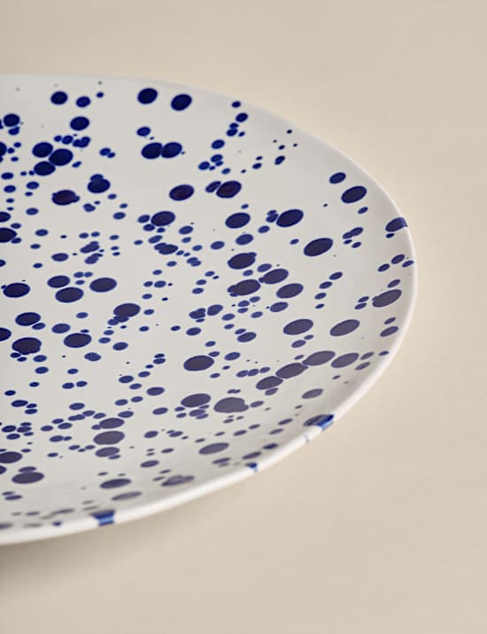 Schotel met verfspetters