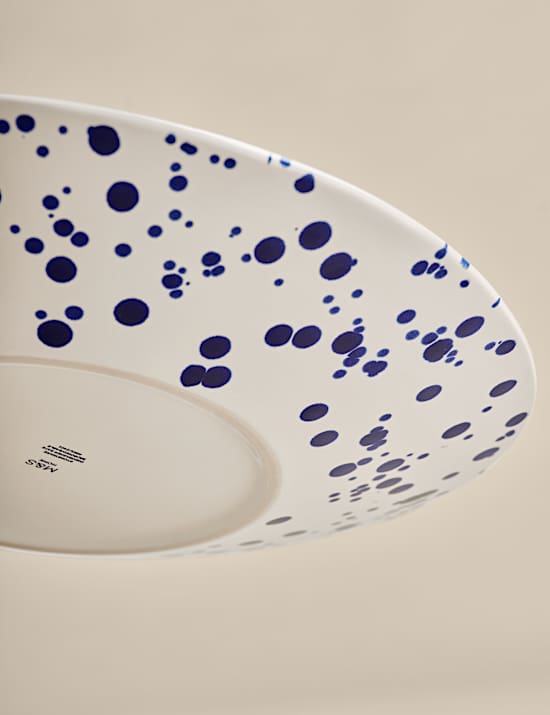 Schotel met verfspetters