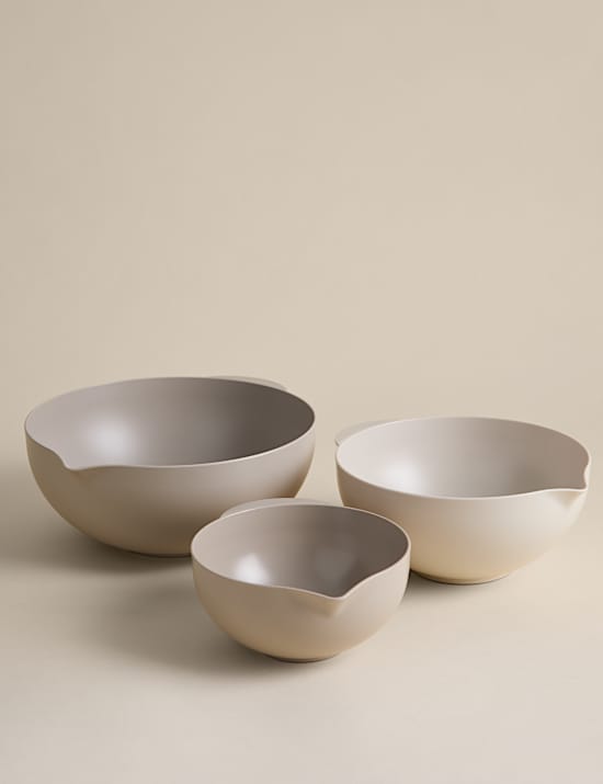 Set of 3 Stacking Mixing Bowls