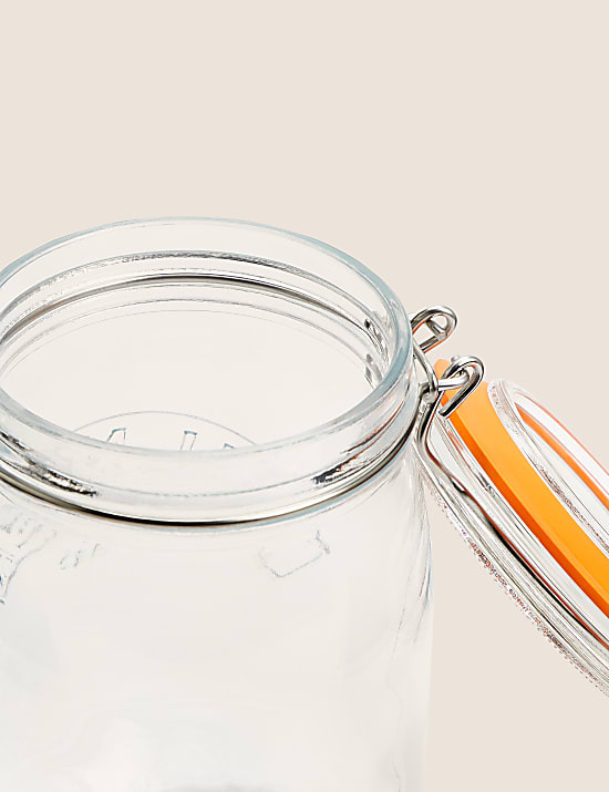 1L Round Clip Top Jar