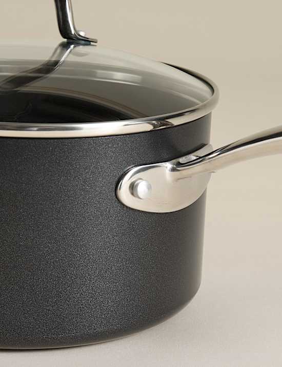 Lot de 5 casseroles antiadh&eacute;sives en aluminium