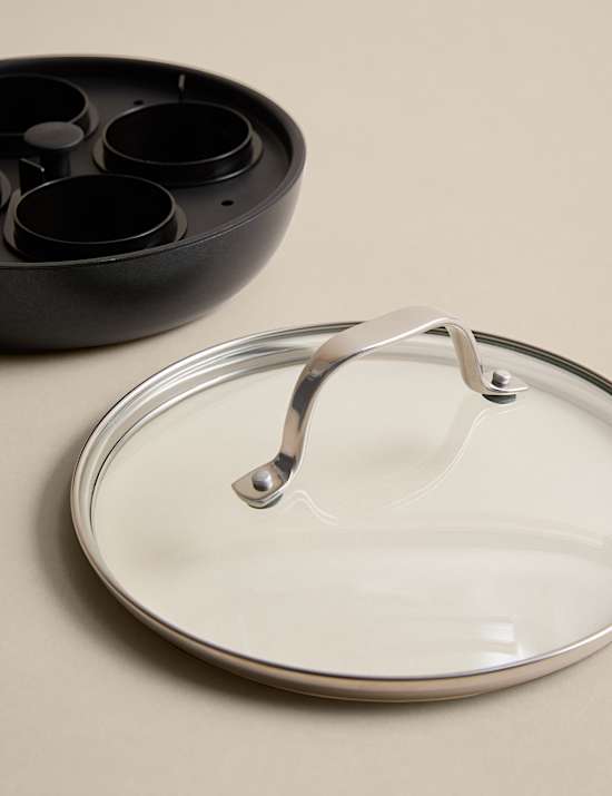 Aluminium 20cm Non Stick Pro Egg Poacher