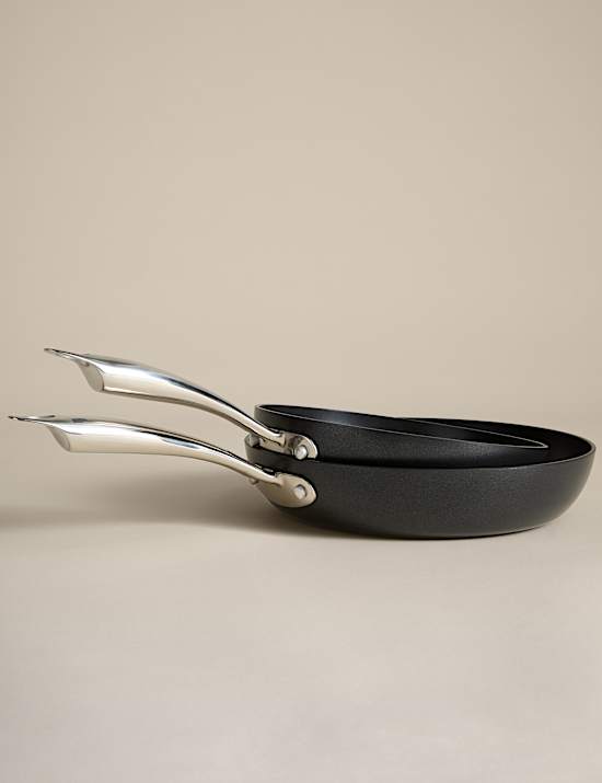 2 Piece Aluminium Non-Stick Frying Pans