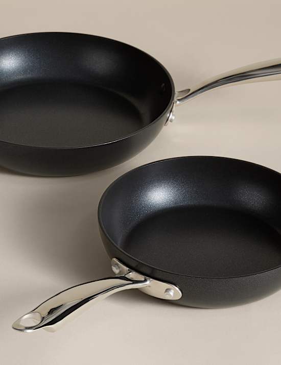 2 Piece Aluminium Non-Stick Frying Pans
