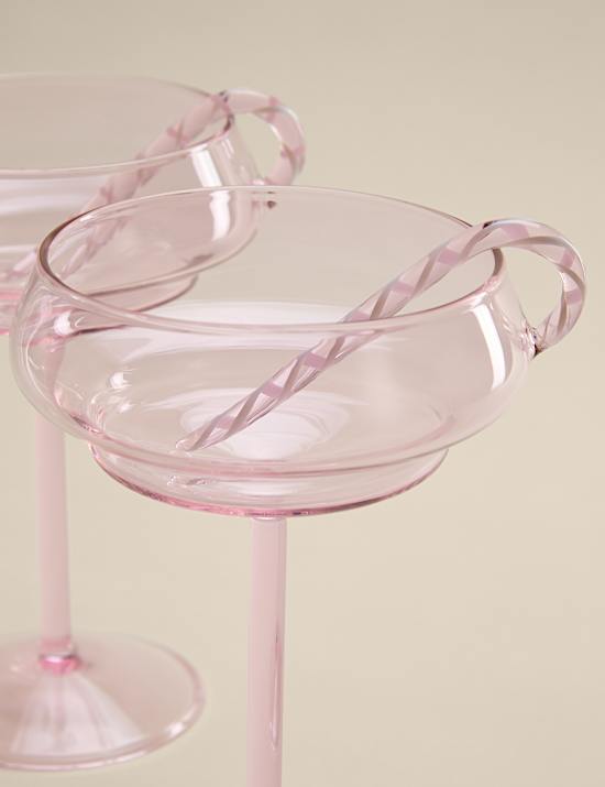 Set of 2 Candy Cane Coupes