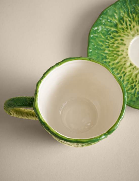 Cabbage Cup & Saucer
