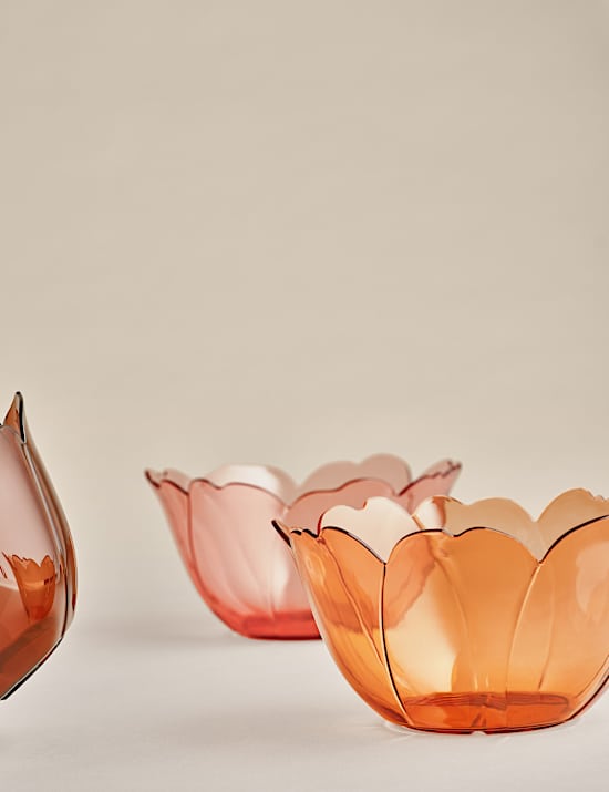 Set of 3 Boho Flower Nibble Bowls