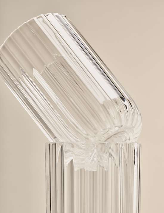 Set of 4 Ribbed Picnic Hi Ball Glasses