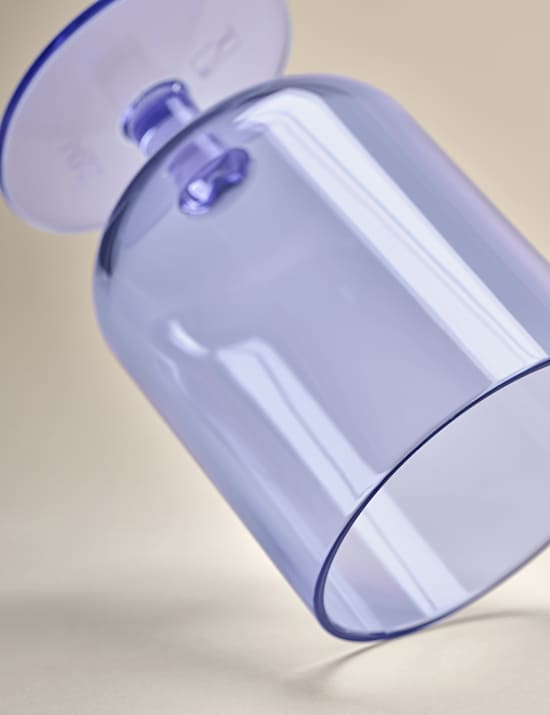 Set of 4 Rounded Acrylic Wine Glasses