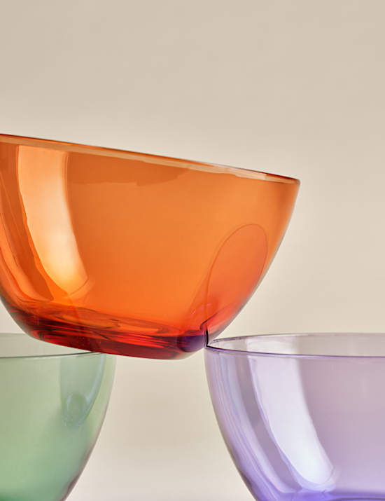 Juego de 4 cuencos redondeados para cereales para picnic