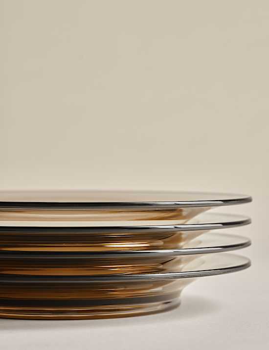 סט 4 צלחות פיקניק גדולות