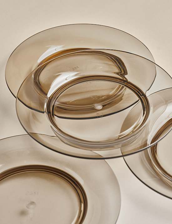 סט 4 צלחות פיקניק גדולות