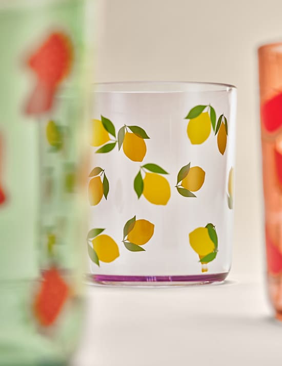 Set of 4 Summer Brights Picnic Tumblers