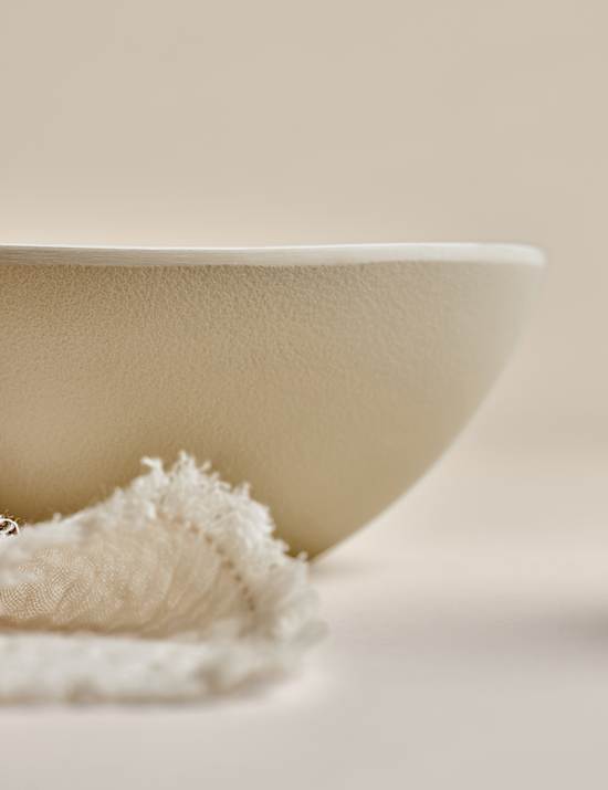 4er-Set Picknick-Müslischüsseln mit reaktiver Glasur