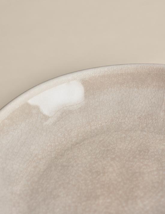 Set of 4 Linen Reactive Picnic Pasta Bowls