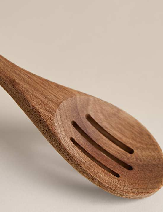 Wooden Slotted Spoon