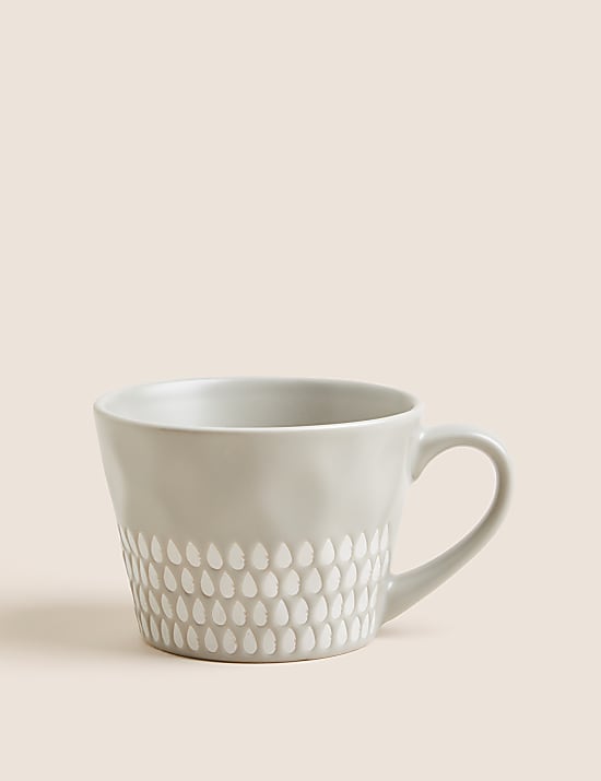 Textured Wax Resist Mug