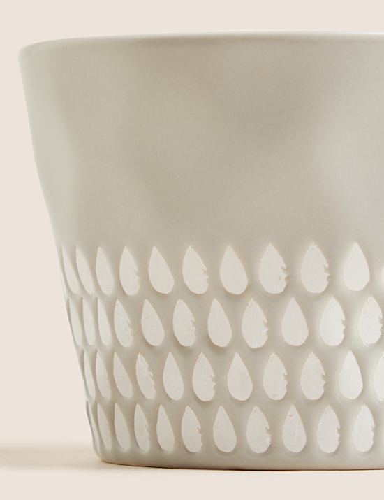 Textured Wax Resist Mug