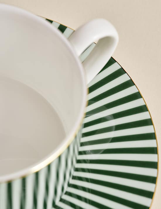 Hampton Stripe - Kop en schotel