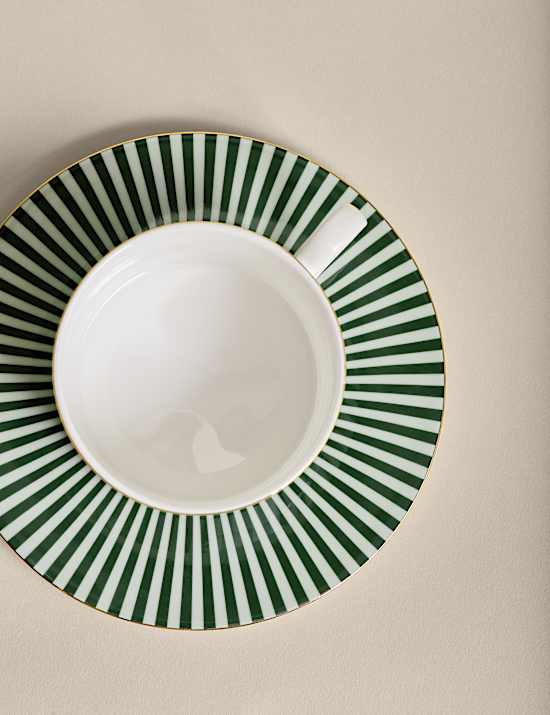 Hampton Stripe - Kop en schotel