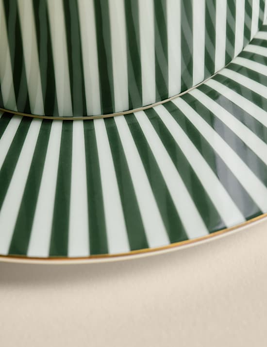 Hampton Stripe - Kop en schotel