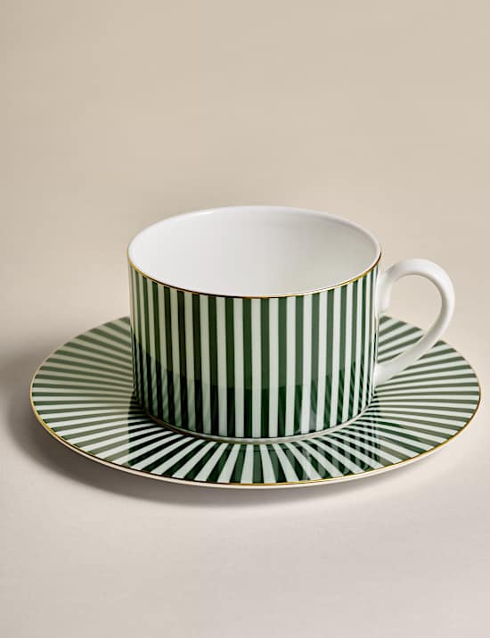 Hampton Stripe - Kop en schotel