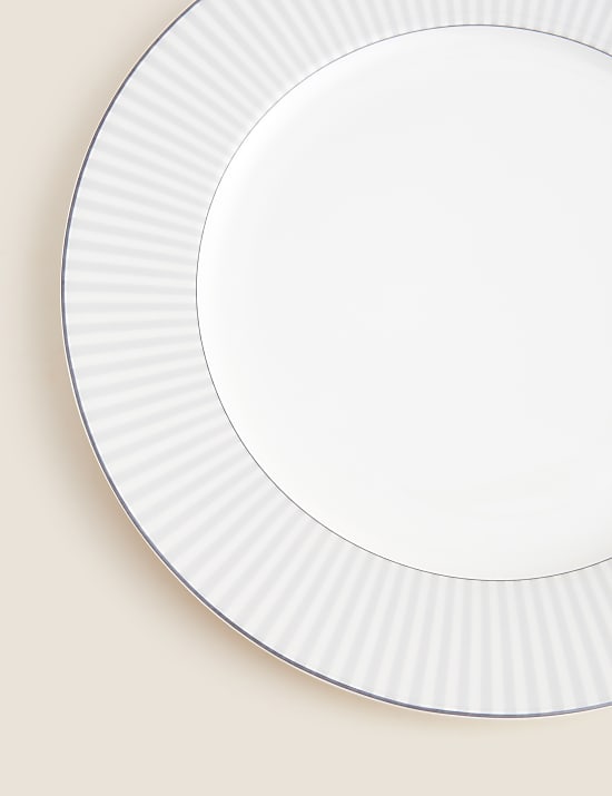 Πιάτο Hampton με ρίγα στο πλάι