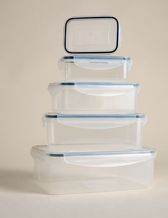 Set of 5 Kitchen Storage Tubs
