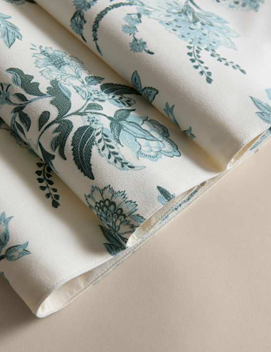 Pure Cotton Chintz Floral Table Runner