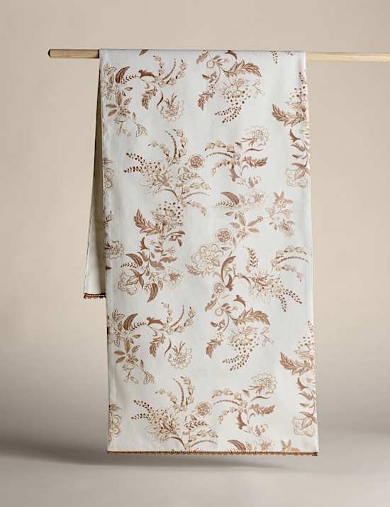 Pure Cotton Chintz Floral Table Runner