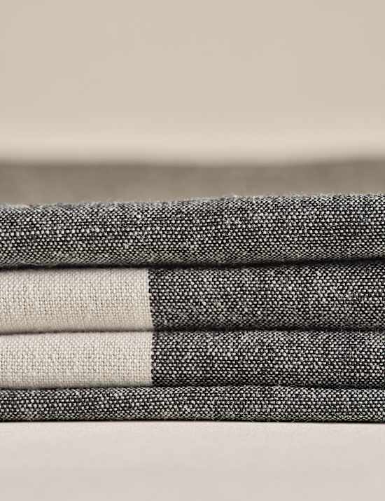 Woven Banded Table Cloth