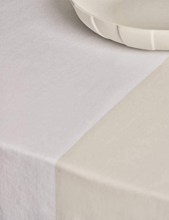 Woven Banded Table Cloth