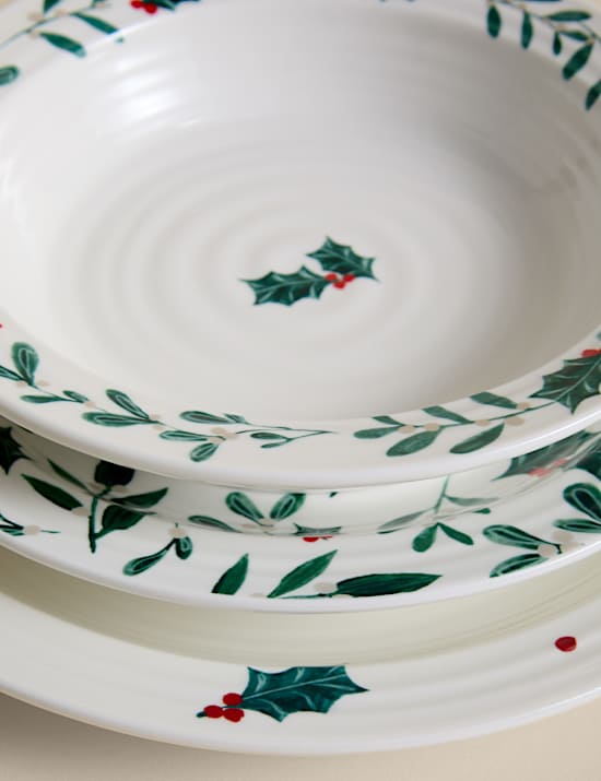 12 Piece Winter Berry Dinner Set