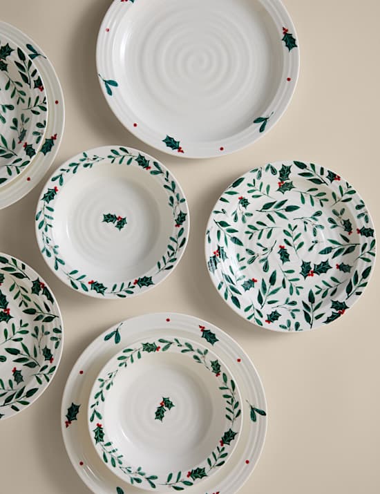 12dílná sada na večeři se zimním lesním ovocem