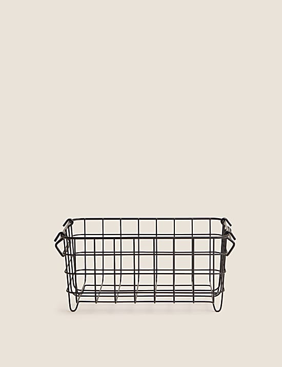 Small Stackable Wire Storage Basket