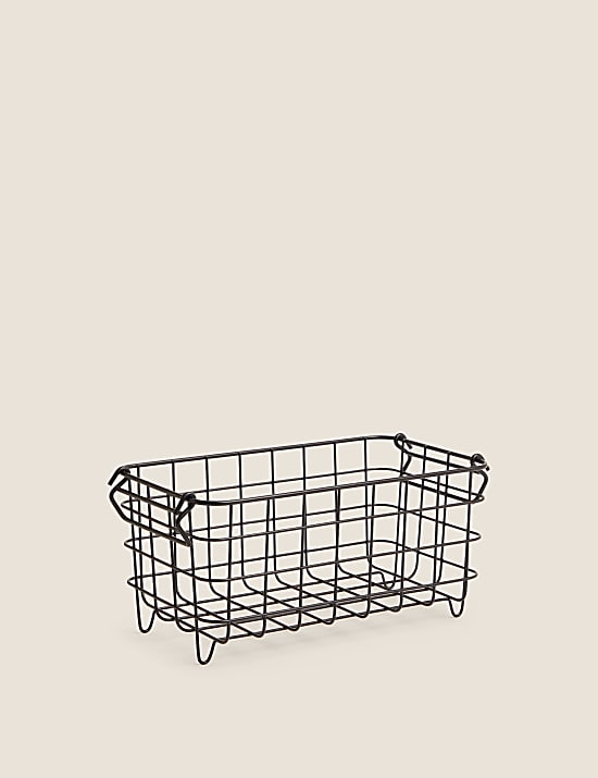 Small Stackable Wire Storage Basket