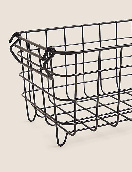 Small Stackable Wire Storage Basket