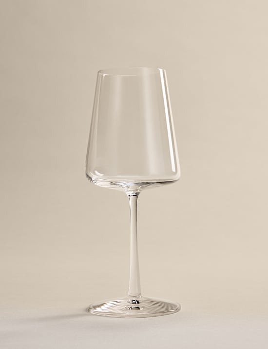 Set of 6 Modern White Wine Glasses