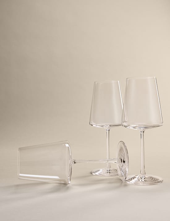 Set of 6 Modern Red Wine Glasses