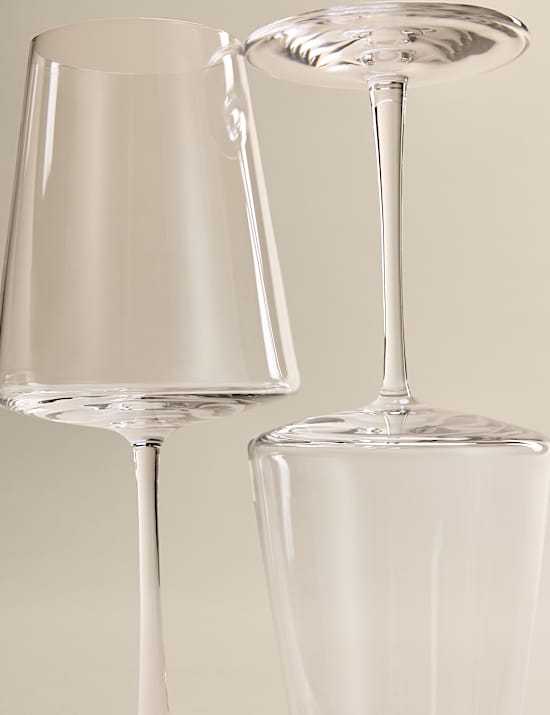 Set of 6 Modern Red Wine Glasses